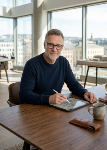 Jorn b på kontor